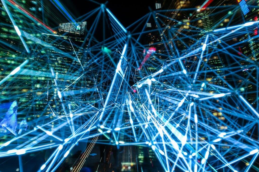 Artistic visualization of AI
