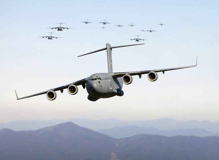 A cargo aircraft