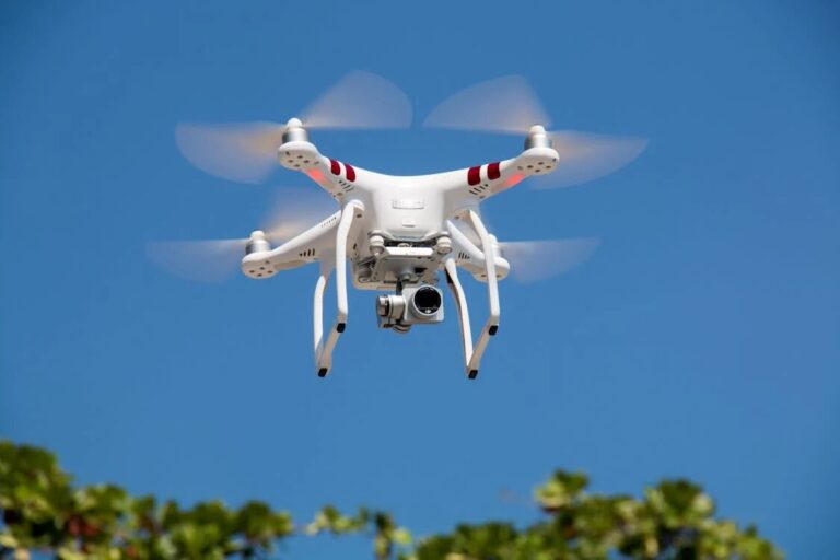 A quadcopter drone