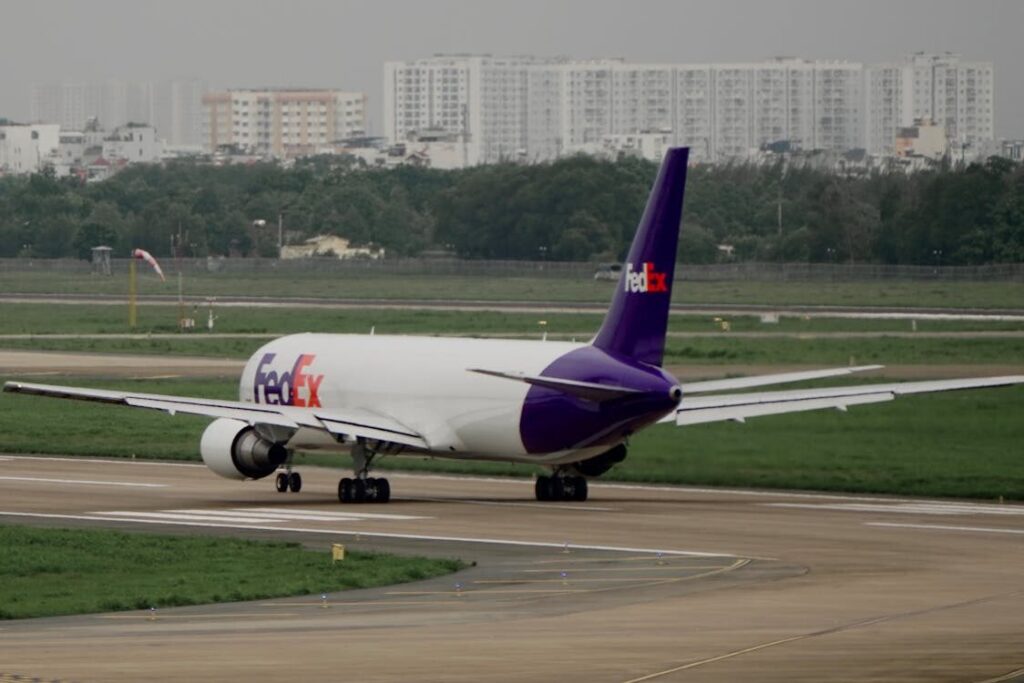 Boeing 767 cargo aircraft